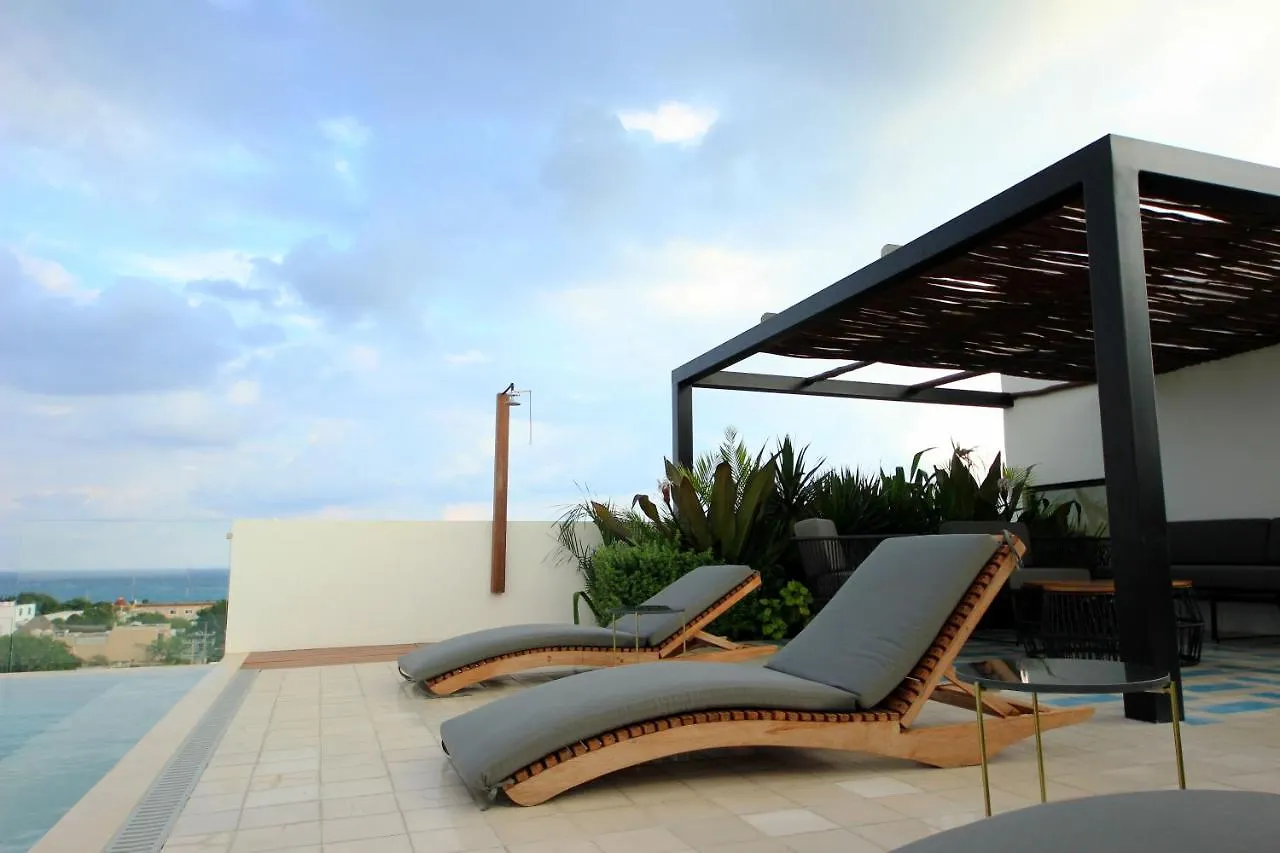Spacious Studio, Incredible Rooftop With Sea View Playa del Carmen 0*,  Mexico